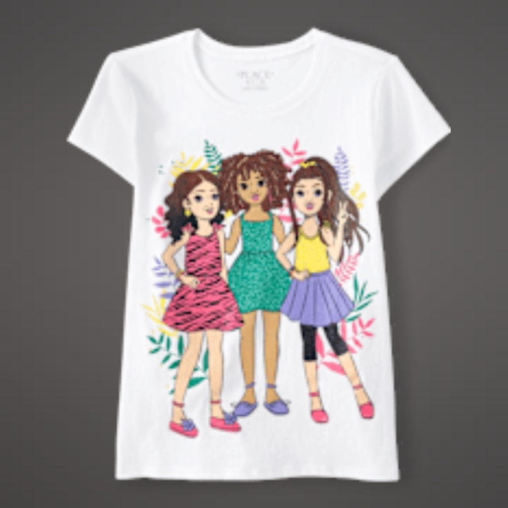 The Children's Place White Graphic Tee for Kids